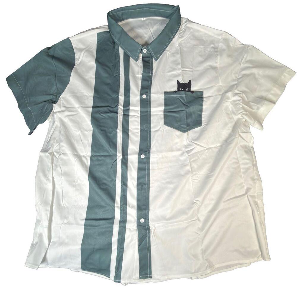Deer Lady - NWOT Men's Bowling-Style Shirt - Size 3XL